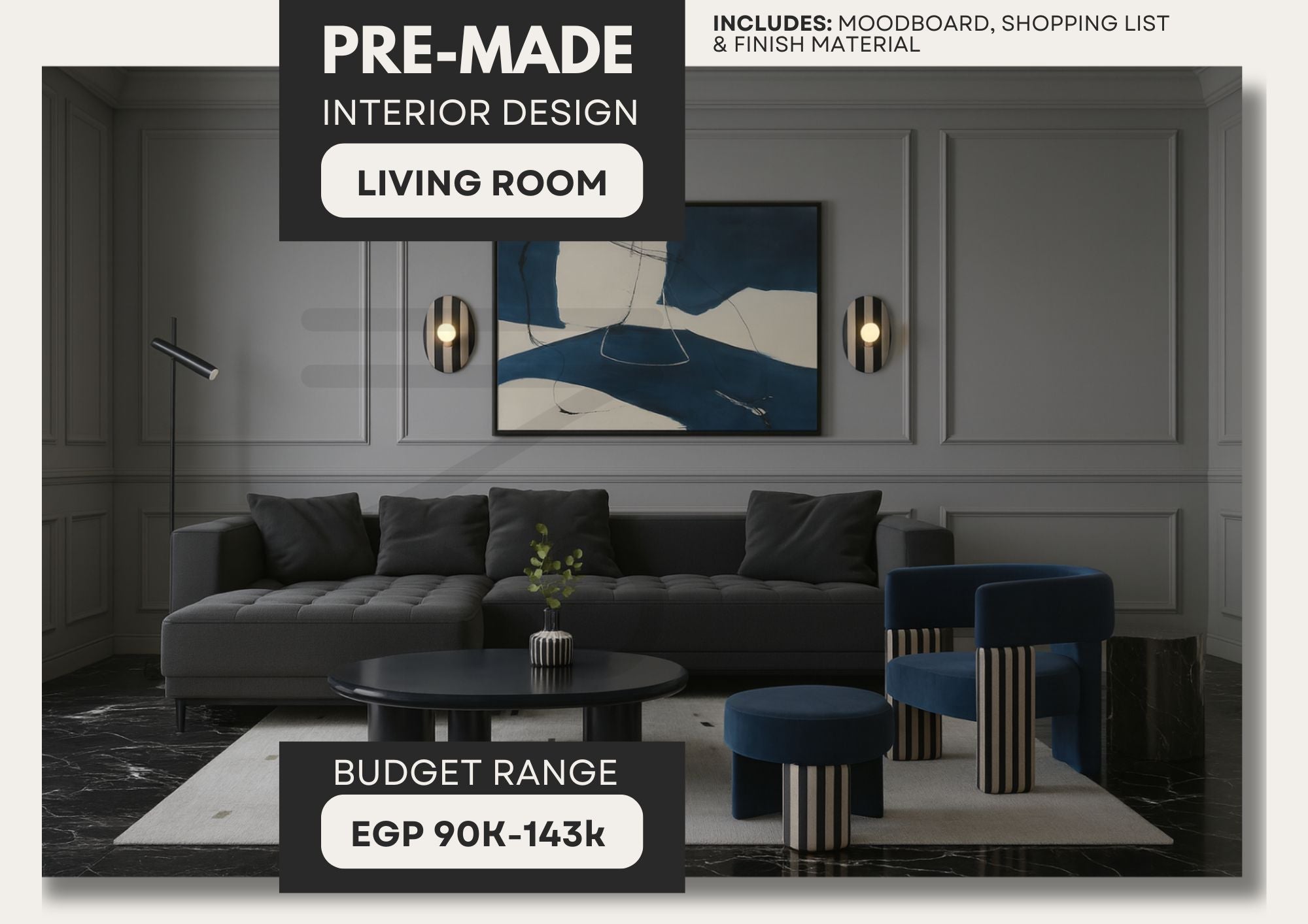 Living room 'Shop the look' package-Neo Classic