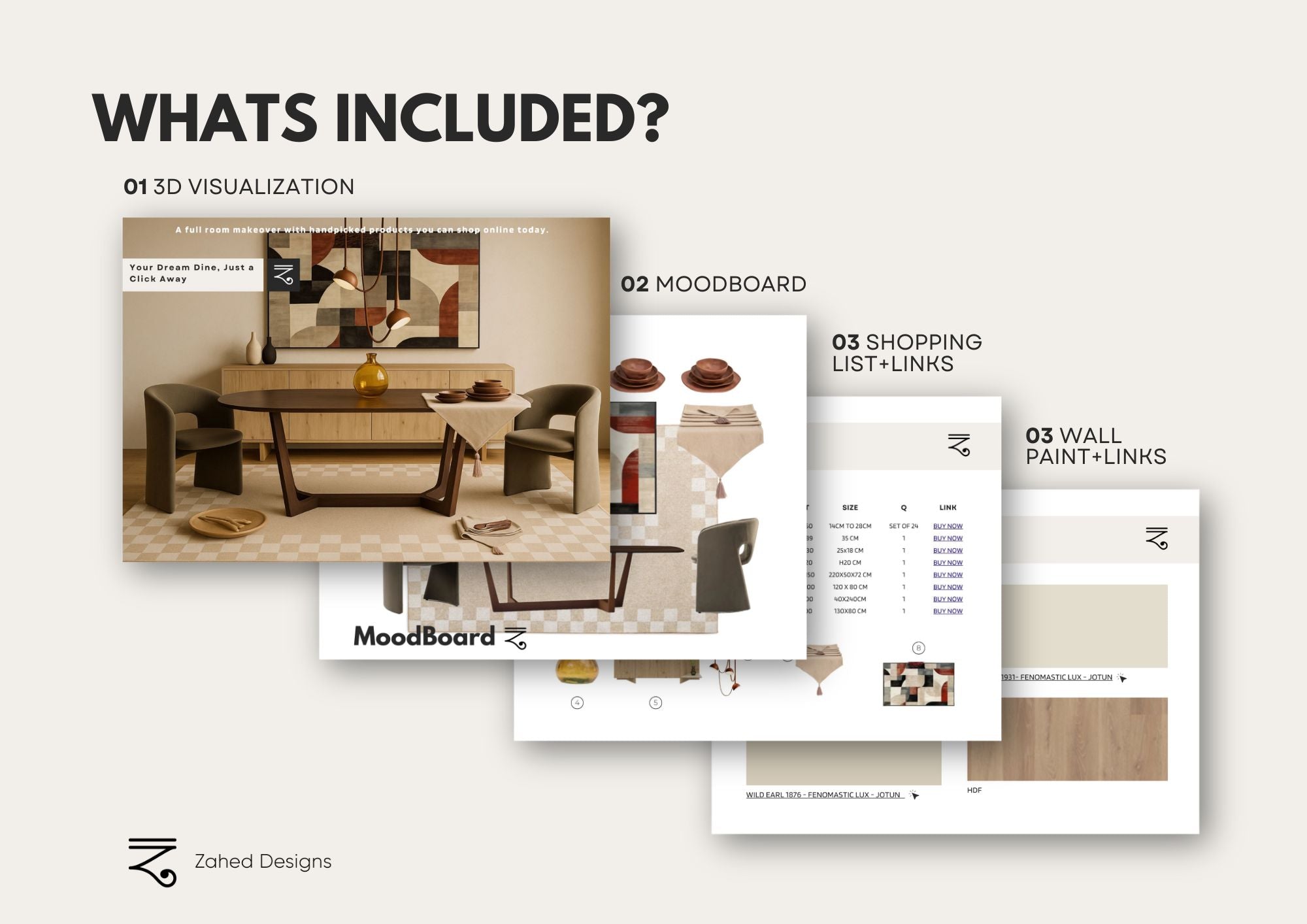 Dining Room 'Shop the look' package- Modern-Scandi Style