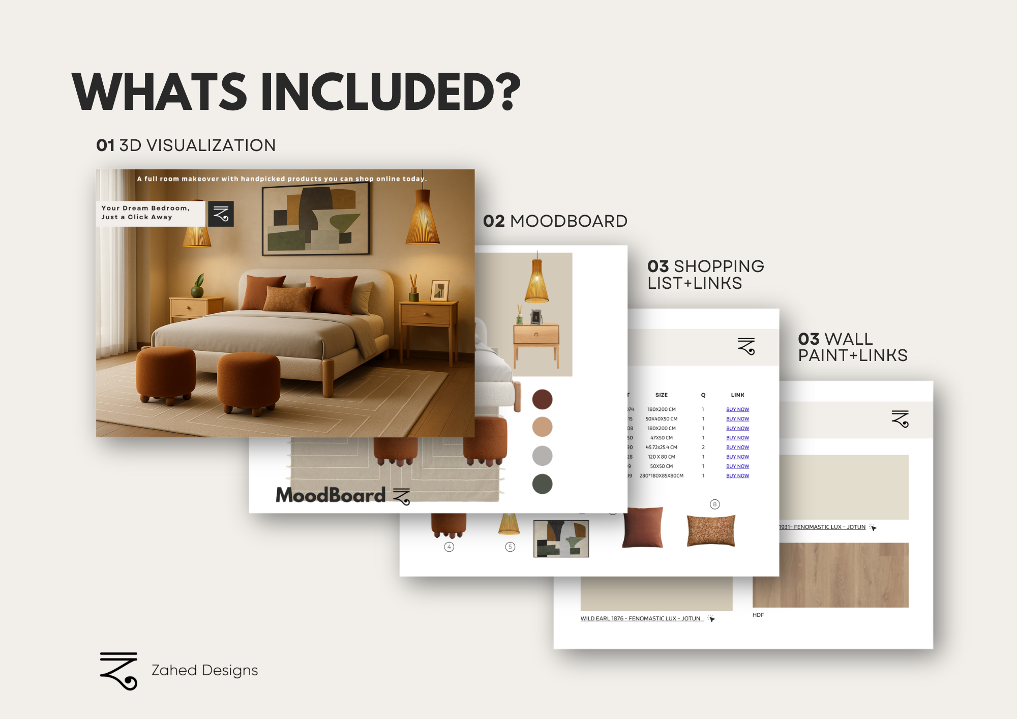 Bedroom 'Shop the look' package- Scandi-Boho Style
