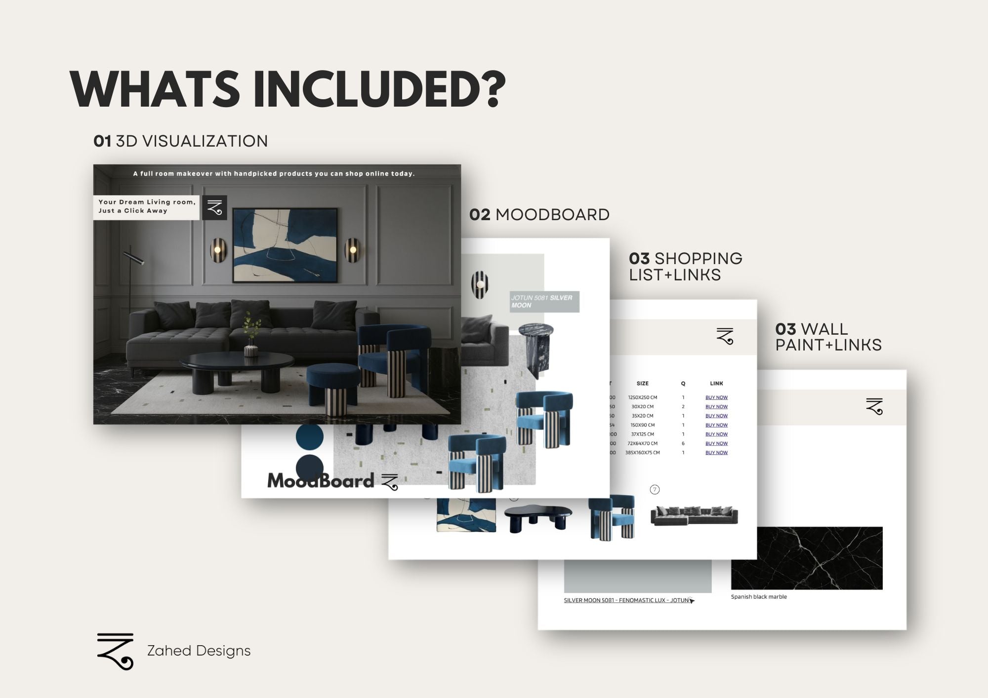 Living room 'Shop the look' package-Neo Classic