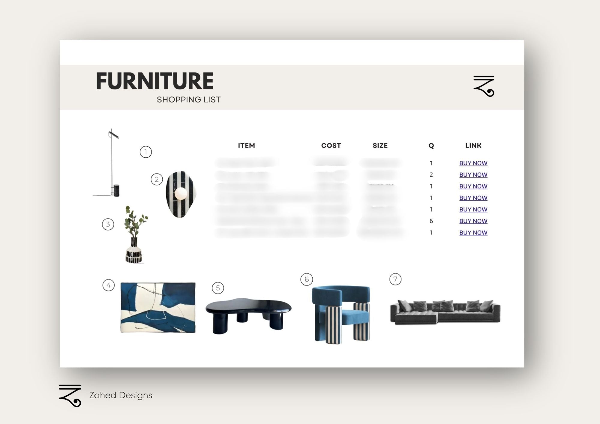 Living room 'Shop the look' package-Neo Classic