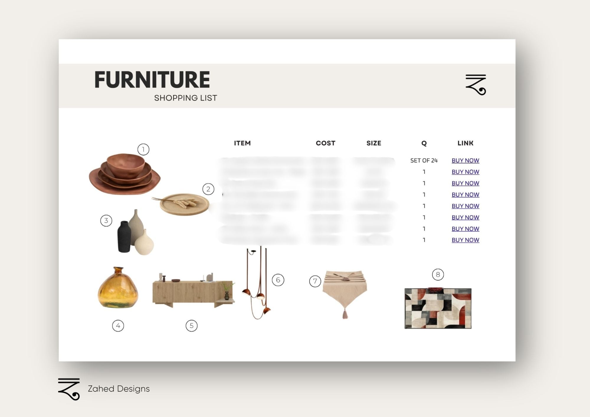 Dining Room 'Shop the look' package- Modern-Scandi Style