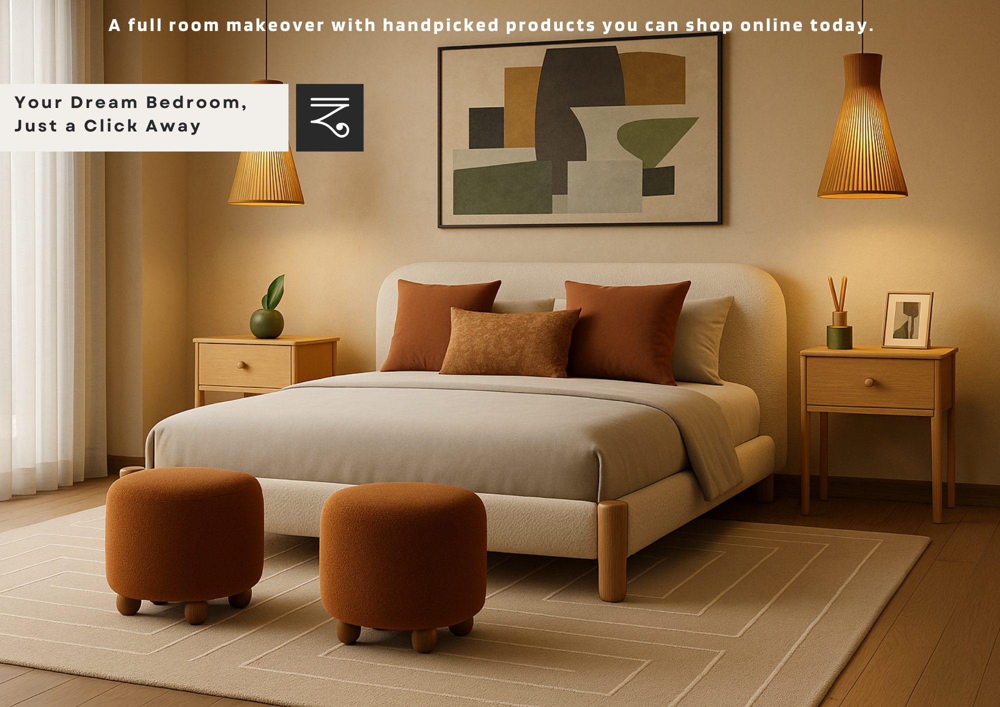 Bedroom 'Shop the look' package- Scandi-Boho Style